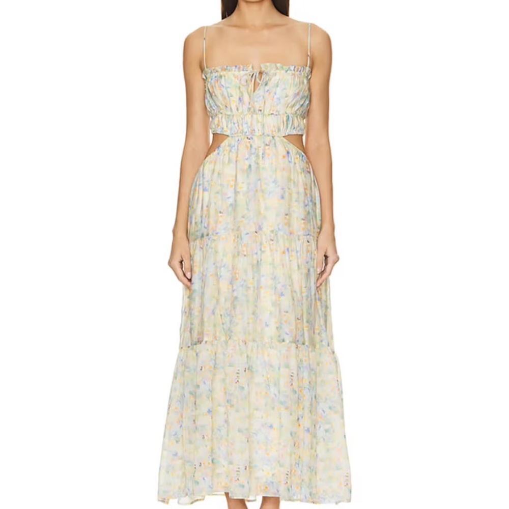 NWT ASTR The Label Odina Floral Maxi Dress